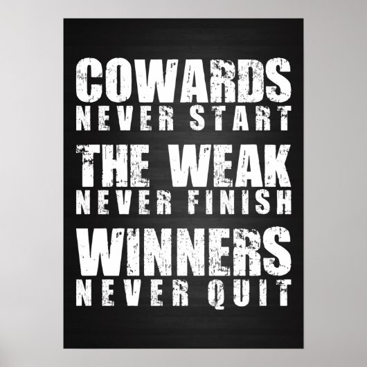 Motivatie werkresultaat poster (Voorkant)