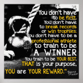 Motivatie werkresultaat poster (Voorkant)