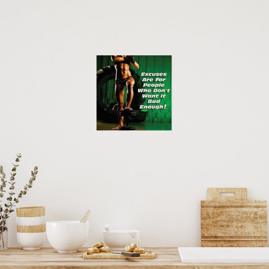 Motivatie werkresultaat poster (Keuken)