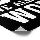 Motivatie werkresultaat poster (Hoek)