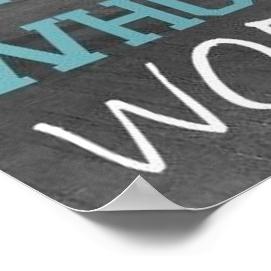 Motivatie werkresultaat poster (Hoek)