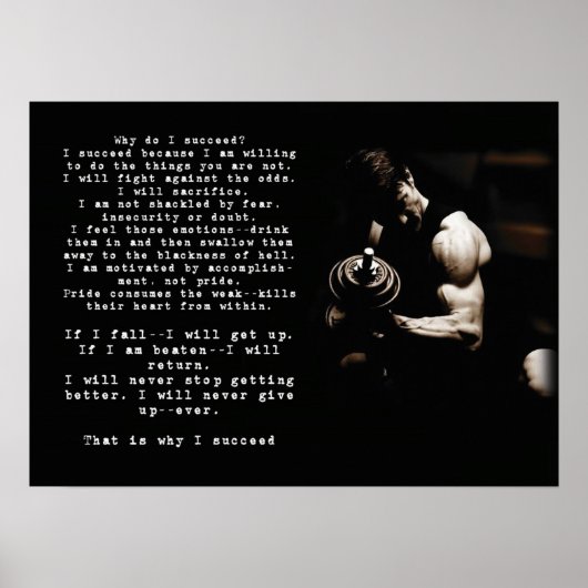 Motivatie werkresultaat poster (Voorkant)