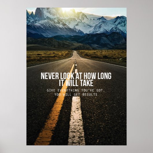 Motivatie werkresultaat poster (Voorkant)