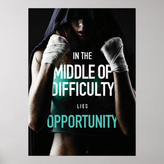 Motivatie werkresultaat poster (Voorkant)