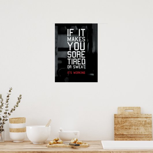 Motivatie werkresultaat poster (Keuken)