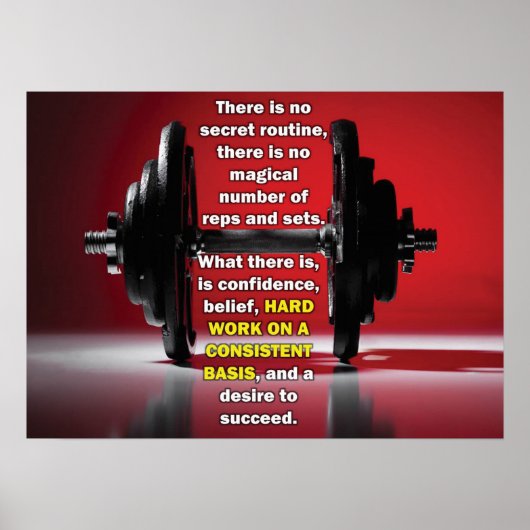 Motivatie werkresultaat poster (Voorkant)