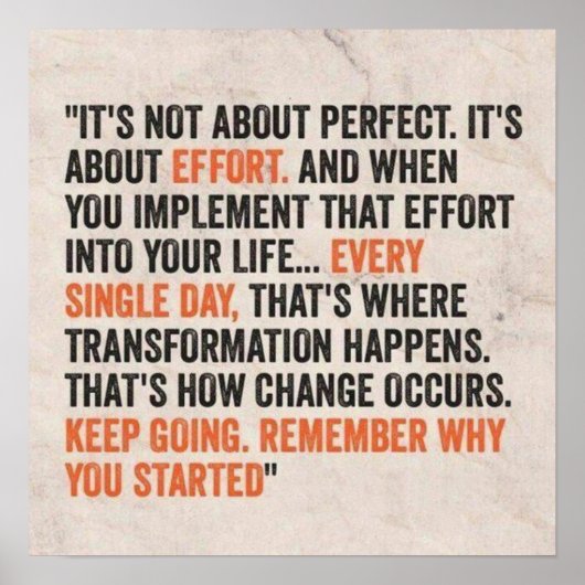 Motivatie werkresultaat poster (Voorkant)