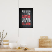 Motivatie werkresultaat poster (Keuken)