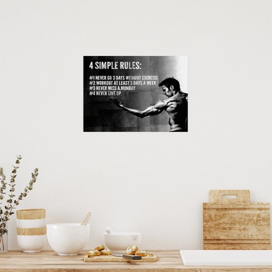 Motivatie werkresultaat poster (Keuken)