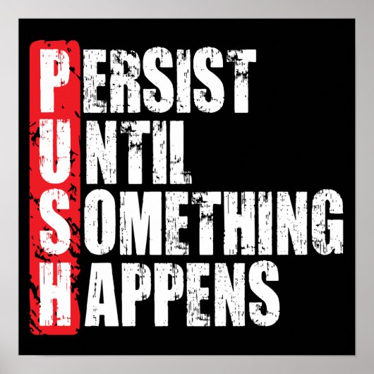 Motivatie werkresultaat poster (Voorkant)