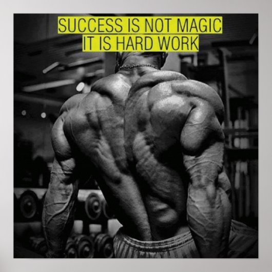 Motivatie werkresultaat poster (Voorkant)