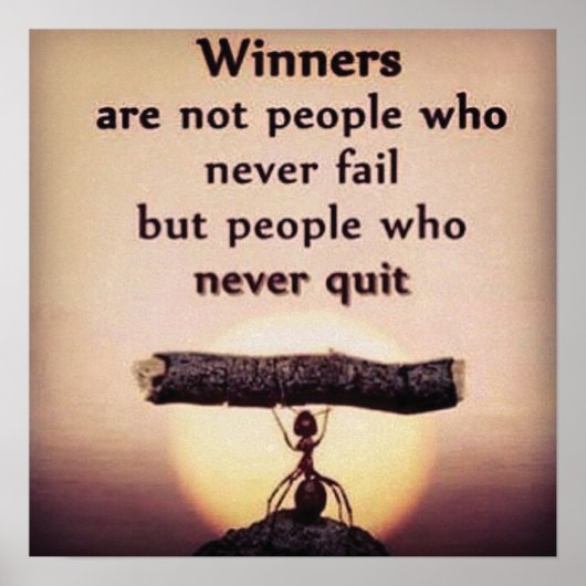 Motivatie werkresultaat poster (Voorkant)