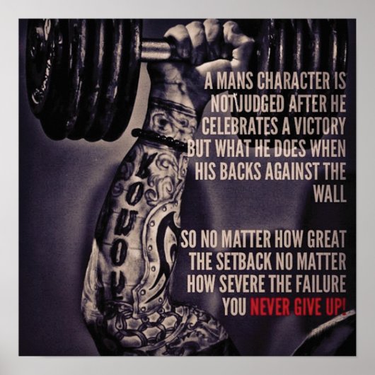 Motivatie werkresultaat poster (Voorkant)