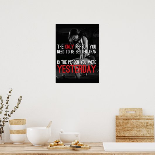 Motivatie werkresultaat poster (Keuken)