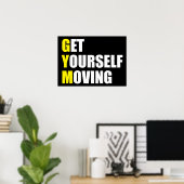 Motivatie werkresultaat poster (Thuiskantoor)