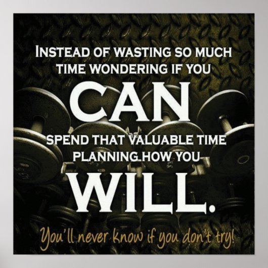 Motivatie werkresultaat poster (Voorkant)