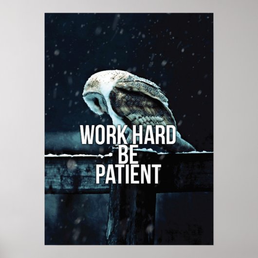 Motivatie werkresultaat poster (Voorkant)