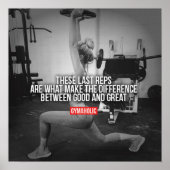 Motivatie werkresultaat poster (Voorkant)