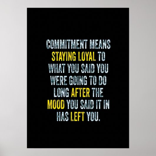 Motivatie werkresultaat poster (Voorkant)