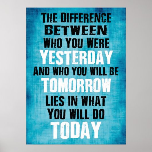 Motivatie werkresultaat poster (Voorkant)