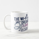 Motivatie Wi-Fi Dreams Mok | Inspirerend beker (Links)