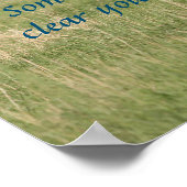 Motivatie Wild Mustang Horse Poster (Hoek)