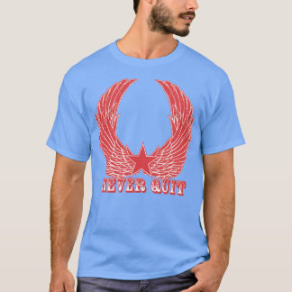 Motivatie Wing nooit opgeven T-shirt