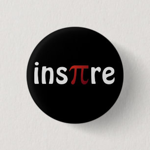 Motivatie Wiskunde Inspire Pi Pin Ronde Button 3,2 Cm