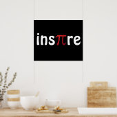 Motivatie Wiskunde Inspire Pi Poster (Keuken)