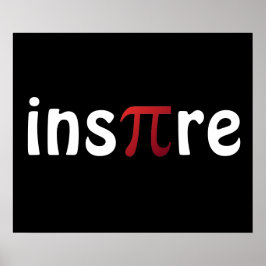 Motivatie Wiskunde Inspire Pi Poster