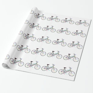 Motivatie woord voor fiets, fietsliefhebbers cadeaupapier