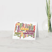 Motivatie woorden #1 kaart (Voorkant)