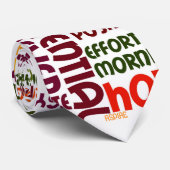 Motivatie woorden #1 nek-stropdas stropdas (Opgerold)