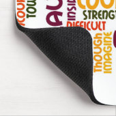 Motivatie woorden #1 - positieve instelling muismat (Hoek)