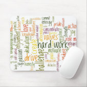 Motivatie woorden #2 mousepad muismat (Met muis)