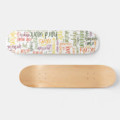 Motivatie woorden #2 skatedecks persoonlijk skateboard (Horizontaal)