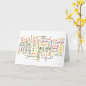 Motivatie woorden #2 verjaardagskaart kaart (Gele Bloem)