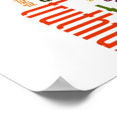 Motivatie woorden #4 positieve waarden poster (Hoek)