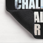 Motivatie woorden - Daag je grenzen uit Muismat (Hoek)