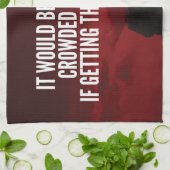 Motivatie woorden - de top bereiken theedoek (Gevouwen)