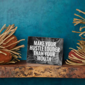 Motivatie woorden - drukte fotoplaat (Zijkant)