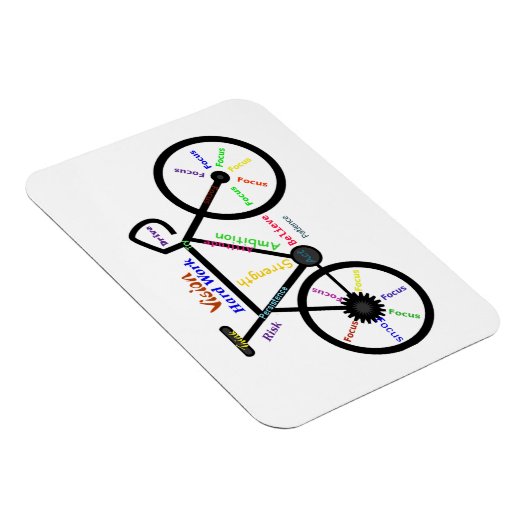 Motivatie woorden, fietsen, fietsen, Mannen van bi Magneet (Rechterzijde)