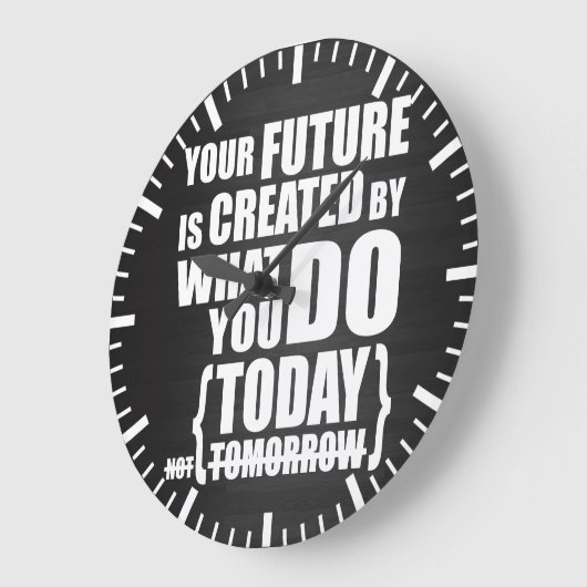 Motivatie woorden grote klok (Hoek)