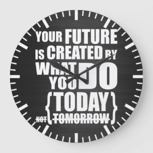 Motivatie woorden grote klok