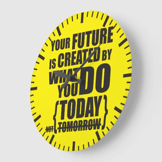 Motivatie woorden grote klok (Hoek)