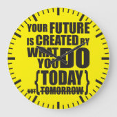 Motivatie woorden grote klok (Voorkant)