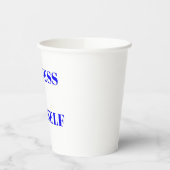 Motivatie woorden ideaal inspirerend schattig ontw papieren bekers (Links)