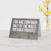 Motivatie woorden kaart (Gele Bloem)