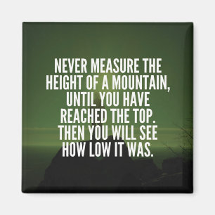 Motivatie woorden - Mountain Magneet