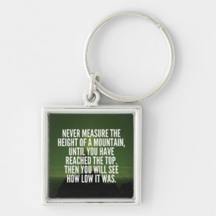 Motivatie woorden - Mountain Sleutelhanger
